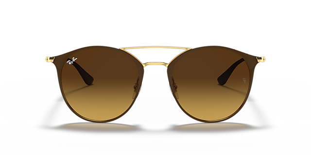 RB3546 Braun MetallSunglass Frames von B24, Vorderansicht