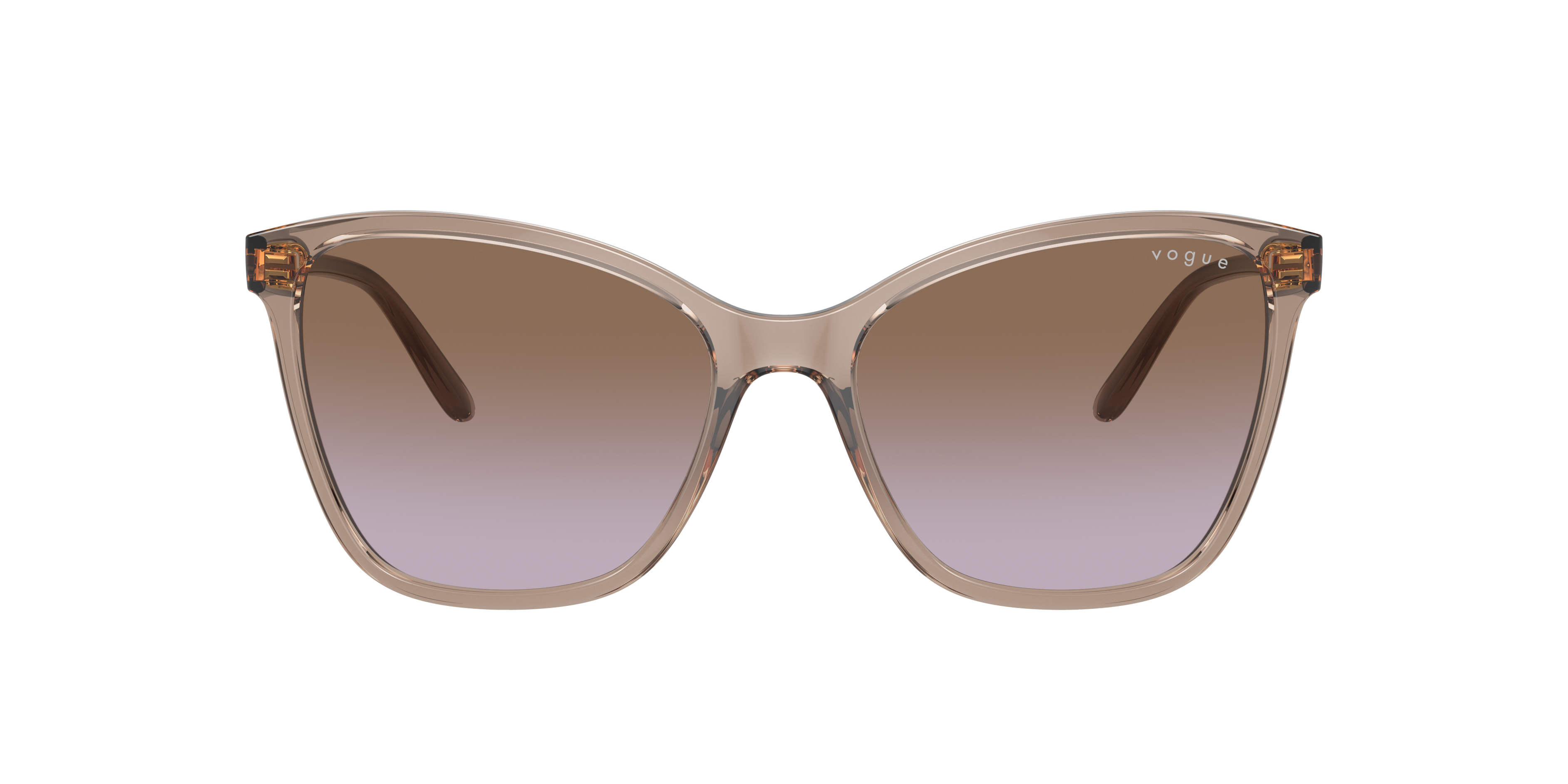 VO5520S Karamell transparent KunststoffSunglass Frames von B24, mit getönten Gläsern