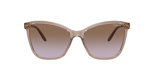 VO5520S Karamell transparent KunststoffSunglass Frames von B24, mit getönten Gläsern