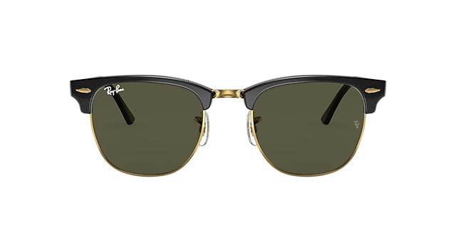 RB3016 Zwart op goud AcetaatSunglass Frames van B24, met getinte lenzen