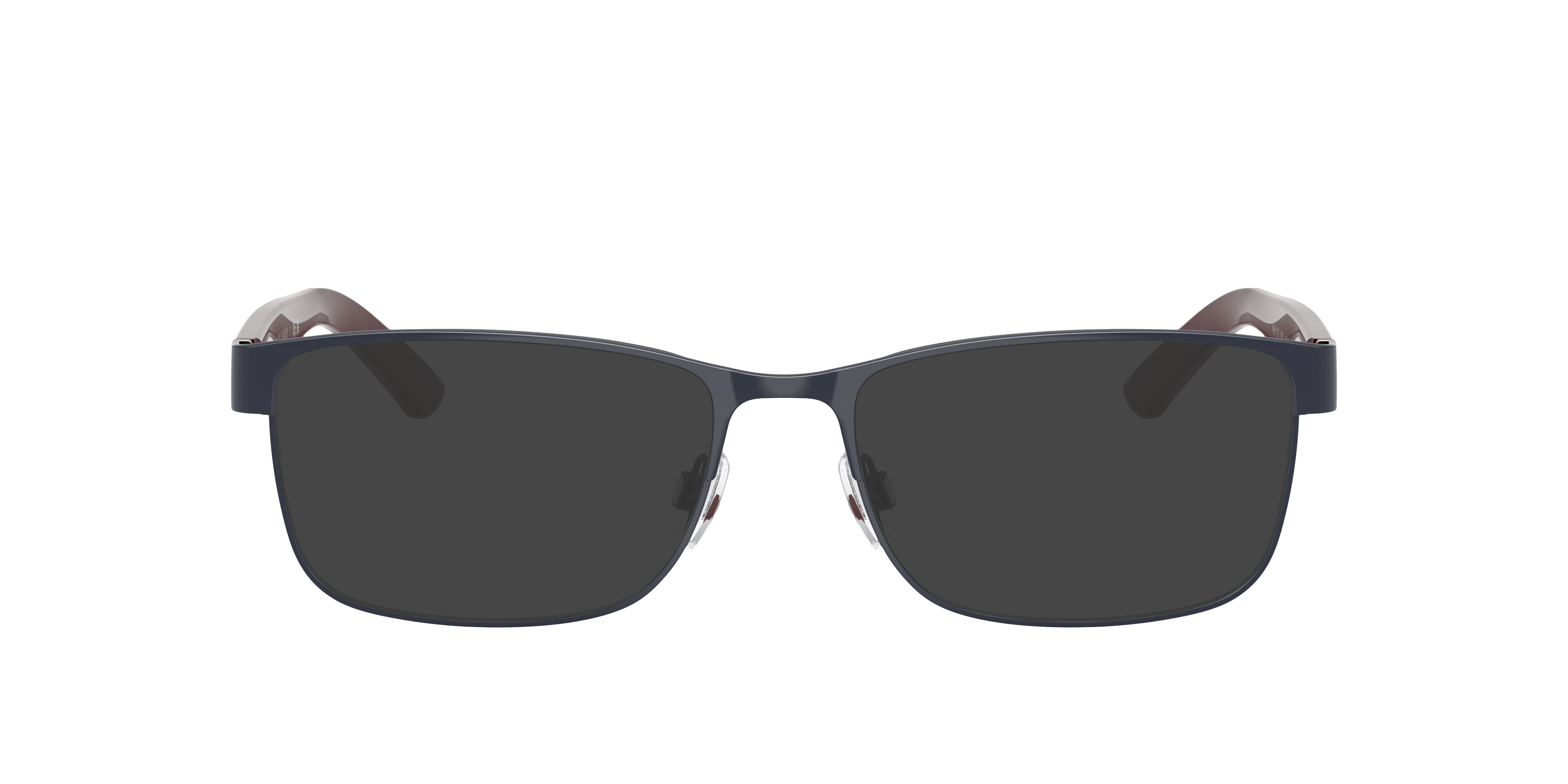 PH1157 Shiny Navy Blue MetallEyeglass Frames von B24, mit getönten Gläsern