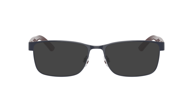 PH1157 Shiny Navy Blue MetaalEyeglass Frames van B24, met getinte lenzen