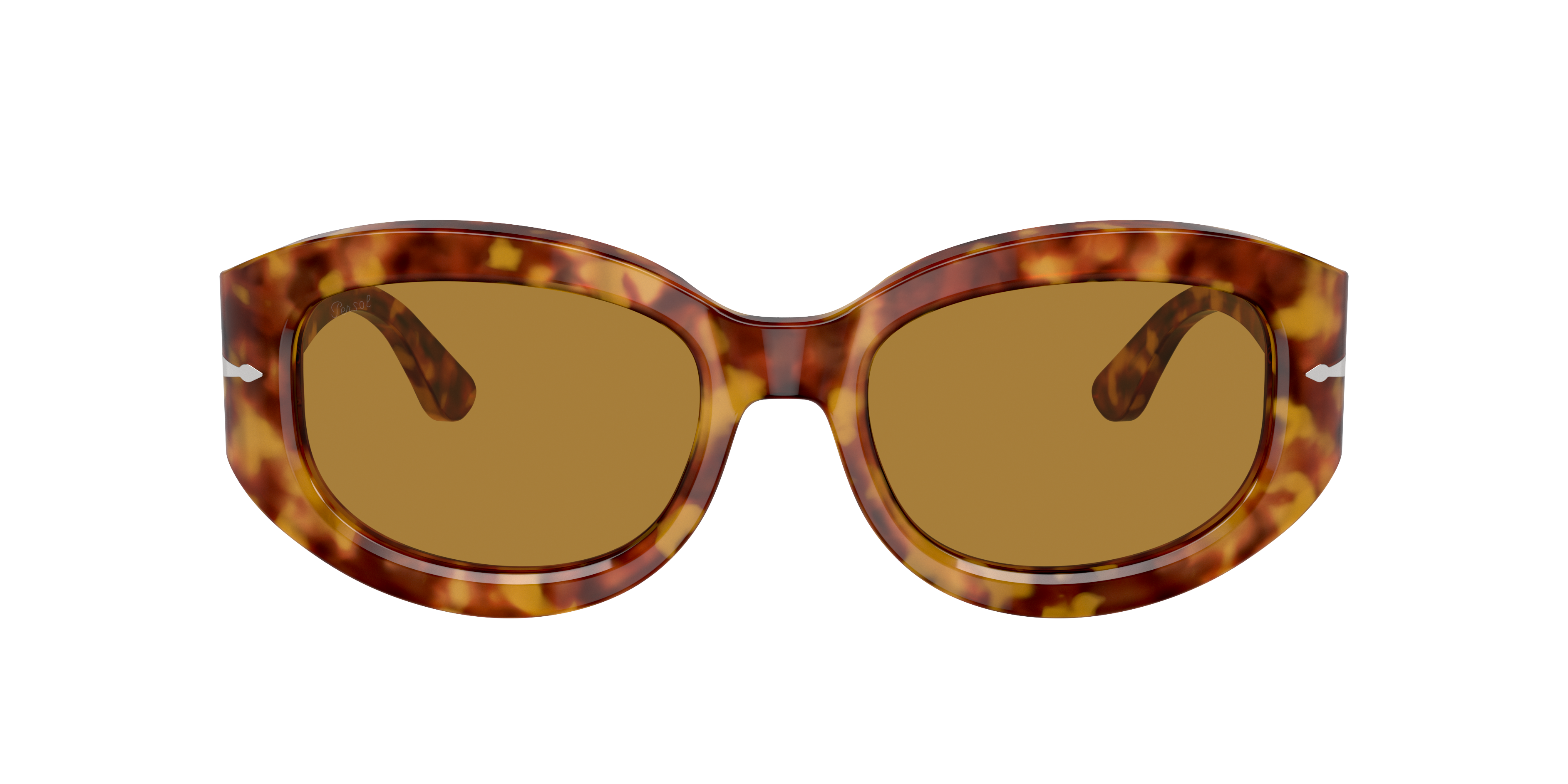 PO3335S Brown Tortoise AcetaatSunglass Frames van B24, met getinte lenzen