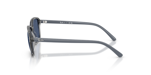 RB9131S Transparant grijs KunststofSunglass Frames van B24, Zijaanzicht