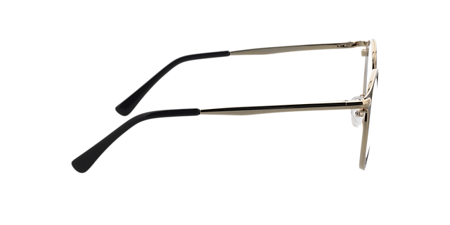 Nitra Zwart & goud MetaalEyeglass Frames van B24, Zijaanzicht
