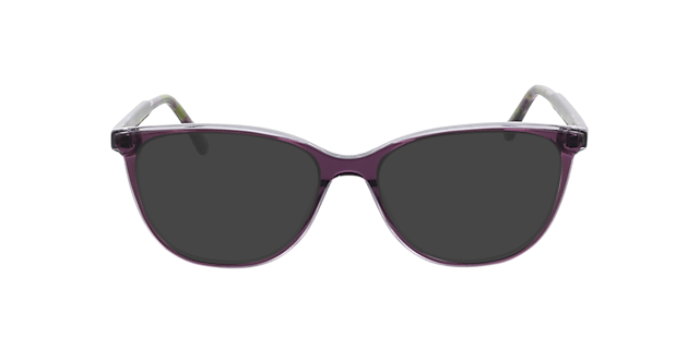 Milano Tweelaags paars kristal AcetaatEyeglass Frames van B24, met getinte lenzen