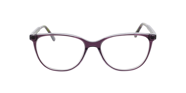 Milano Tweelaags paars kristal AcetaatEyeglass Frames van B24, Vooraanzicht
