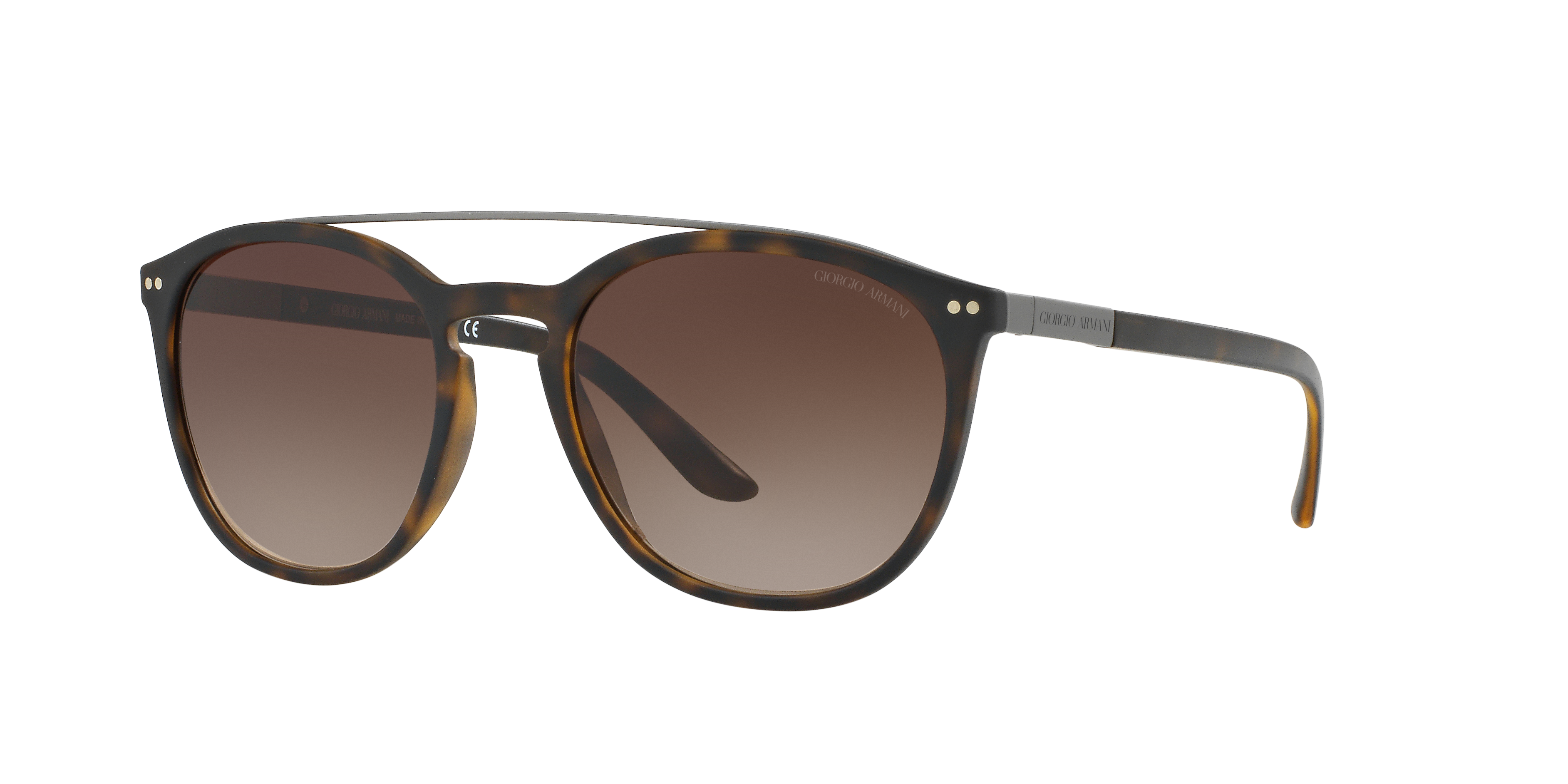 AR8088 Matte Dark Havana KunststofSunglass Frames van B24, Hoekweergave