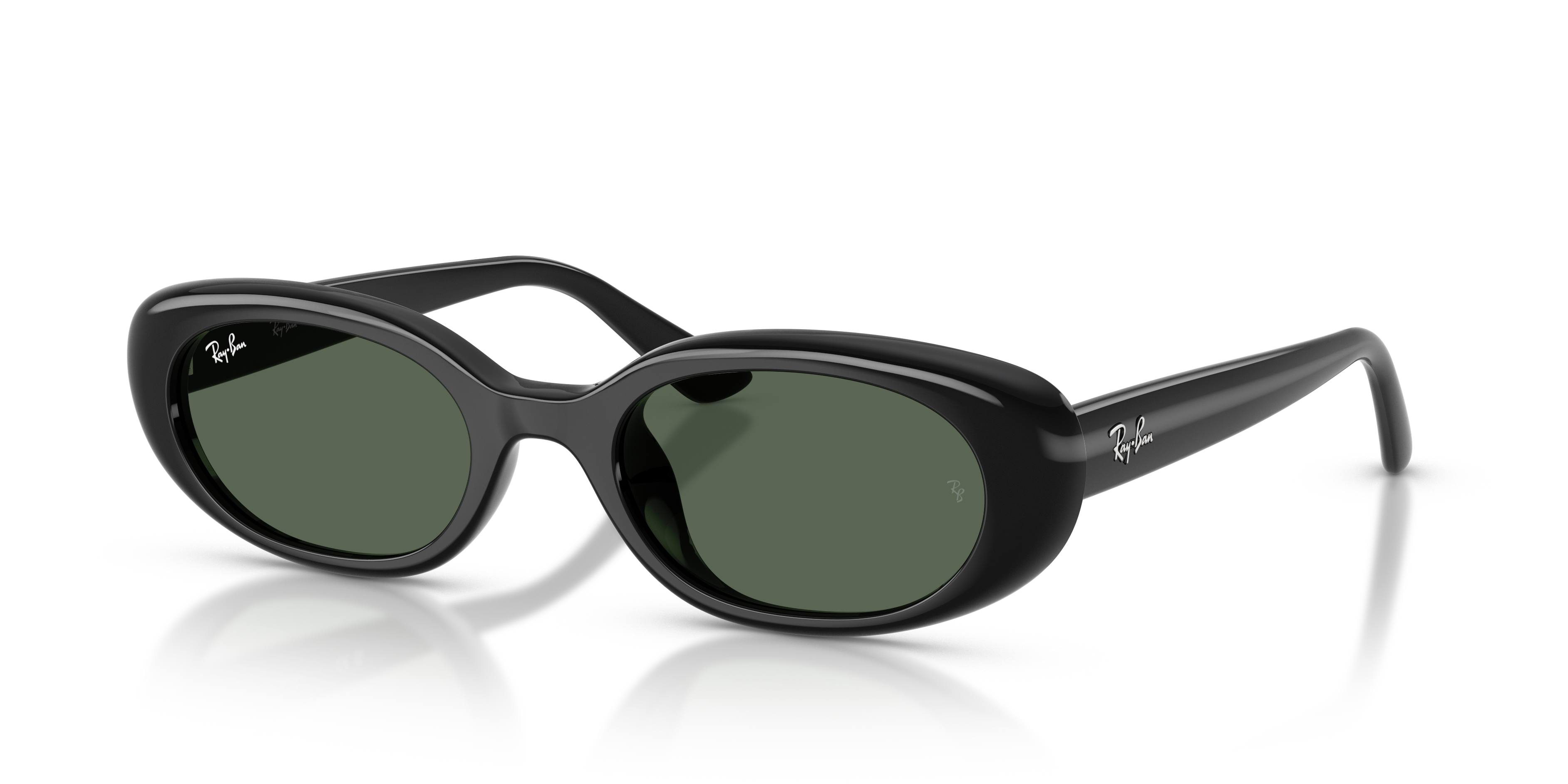RB4441D Zwart KunststofSunglass Frames van B24, Hoekweergave