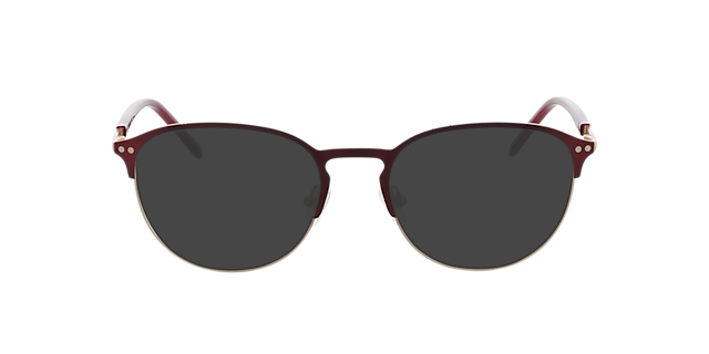 Jamie Satijn goud  &  matrood MetaalEyeglass Frames van B24, met getinte lenzen