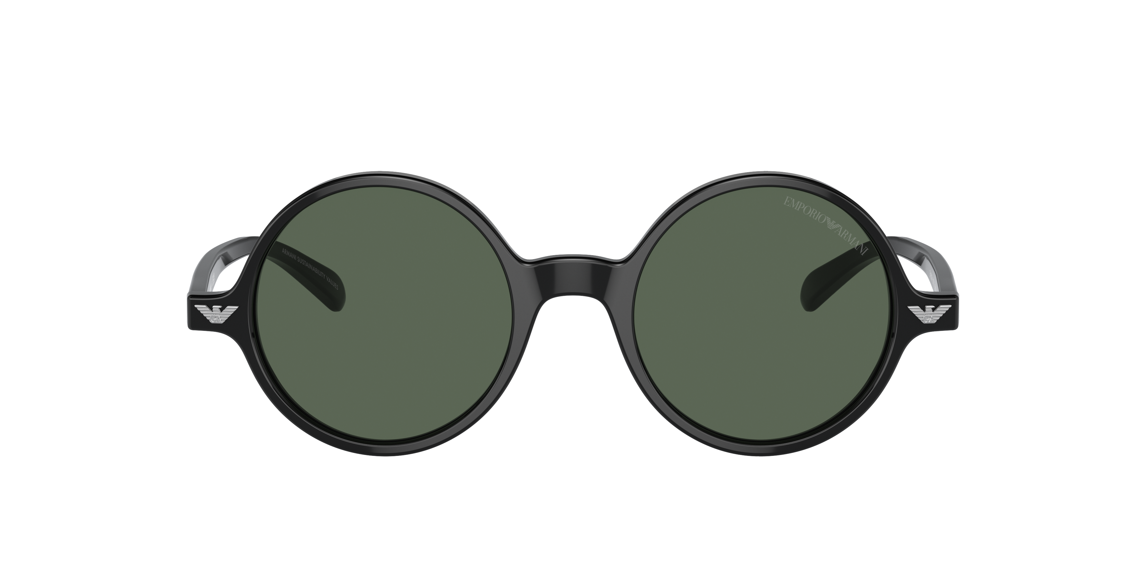 EA 501M Schwarz AcetatSunglass Frames von B24, mit getönten Gläsern