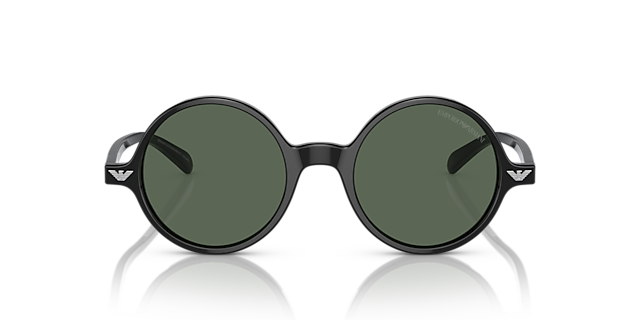 EA 501M Schwarz AcetatSunglass Frames von B24, Vorderansicht