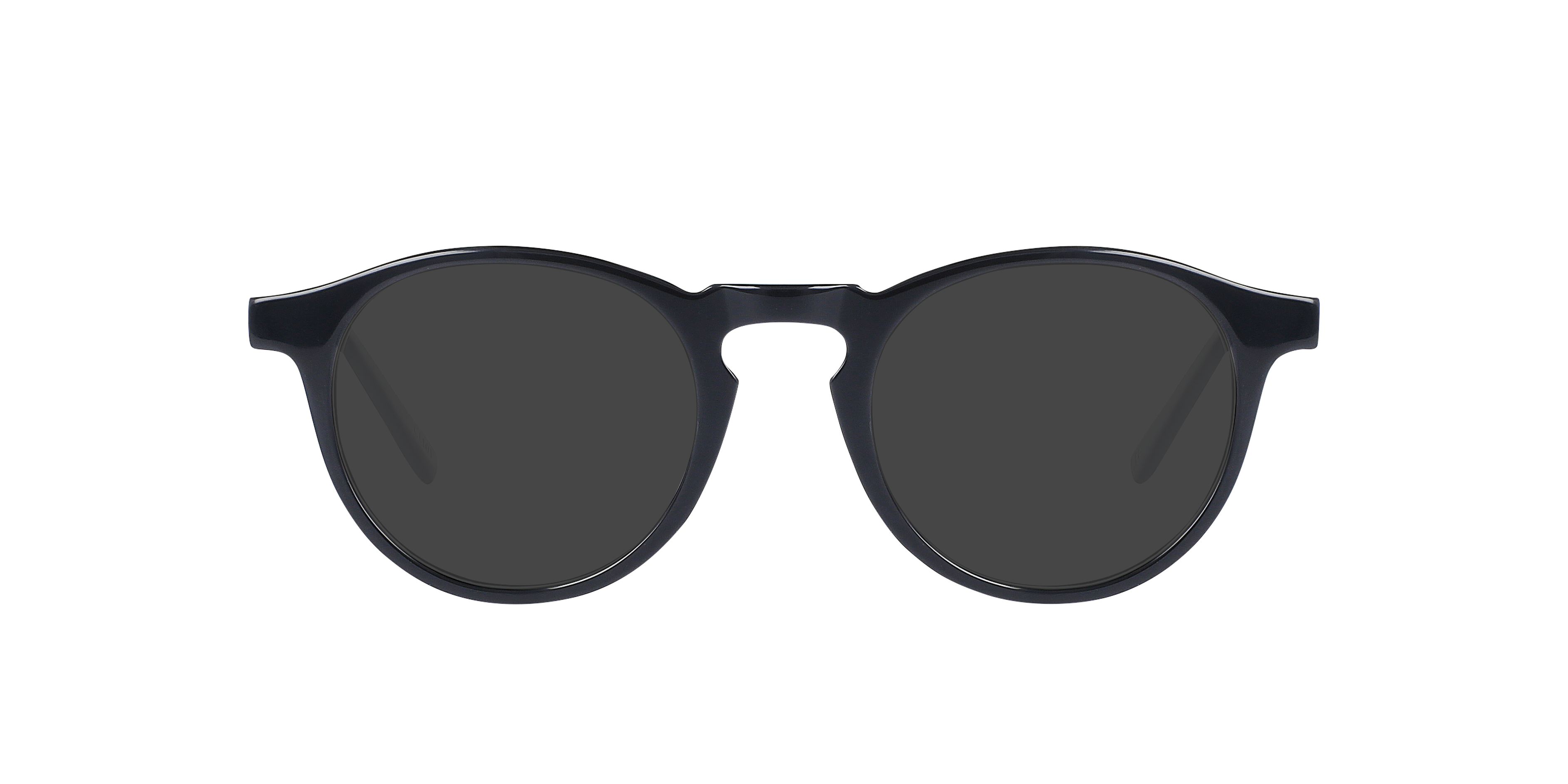 Sam Jet Black AcetatEyeglass Frames von B24, mit getönten Gläsern