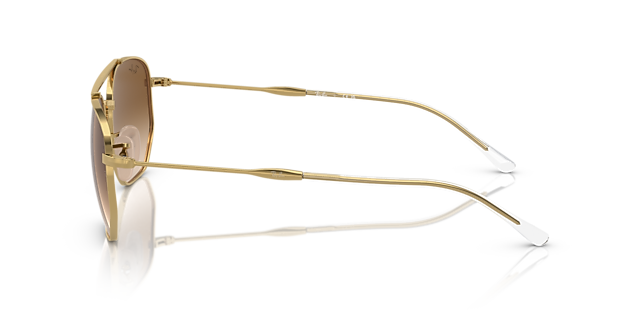 RB3707 Arista Gold MetallSunglass Frames von B24, Seitenansicht