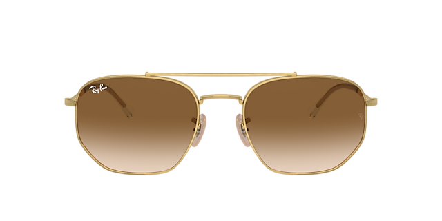 RB3707 Arista Gold MetallSunglass Frames von B24, mit getönten Gläsern