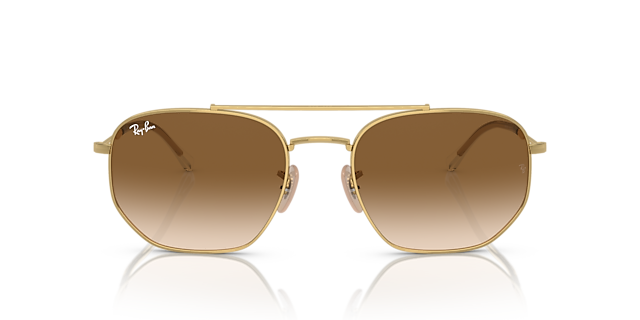 RB3707 Arista Gold MetallSunglass Frames von B24, Vorderansicht