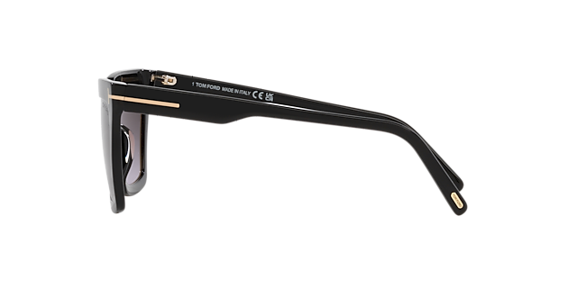 FT1110 Glänzendes Schwarz AcetatSunglass Frames von B24, Seitenansicht