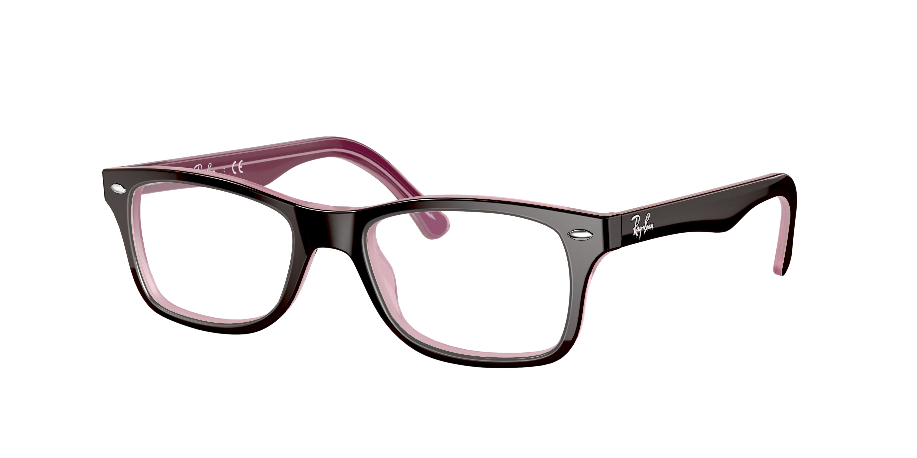 RB5228 Braun AcetatEyeglass Frames von B24, Dreiviertelansicht