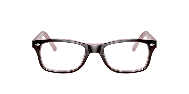 RB5228 Bruin AcetaatEyeglass Frames van B24, Vooraanzicht