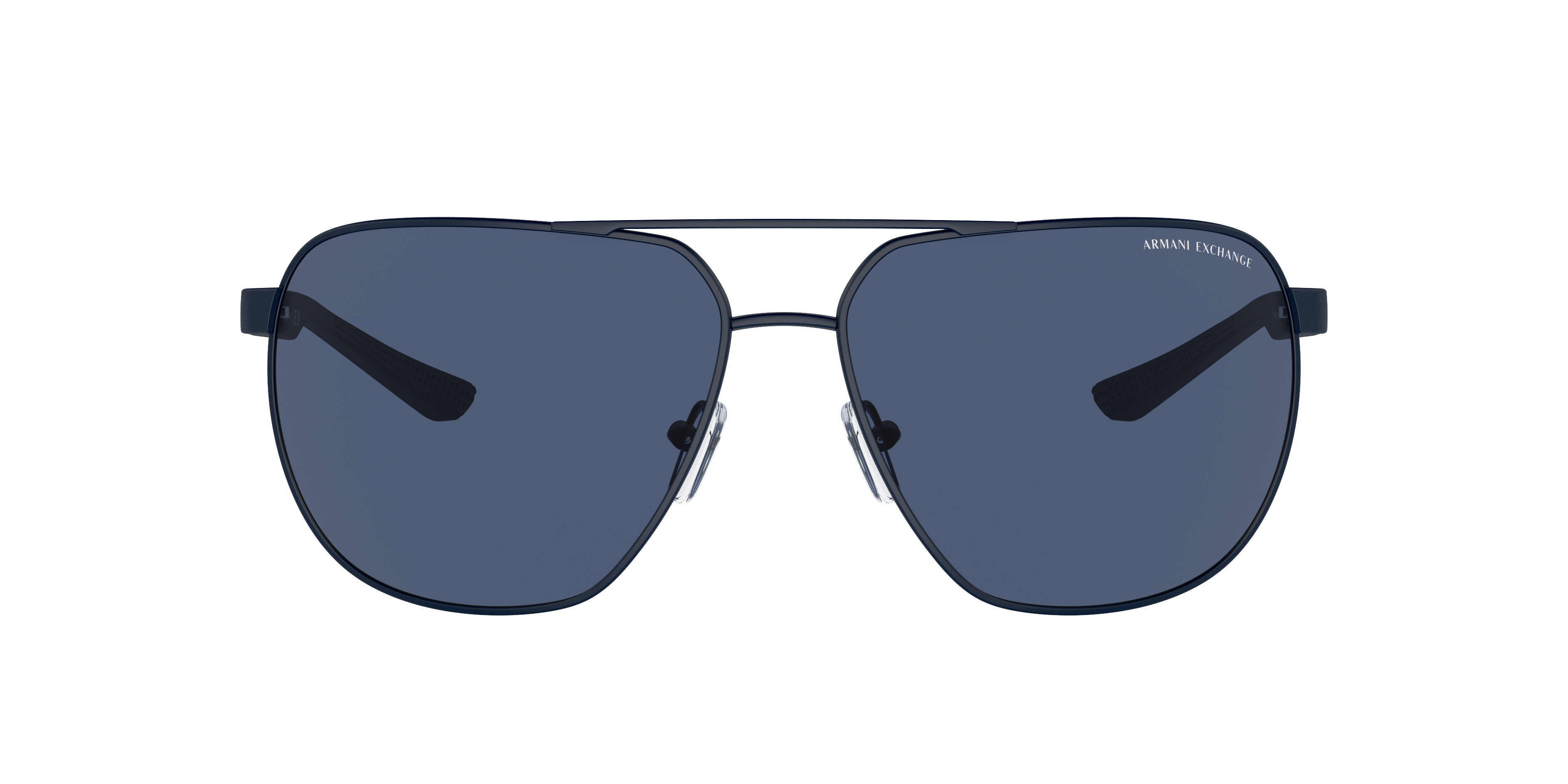 AX2047S Matblauw MetaalSunglass Frames van B24, met getinte lenzen