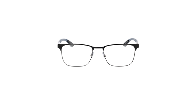 RB8421 Zwart MetaalEyeglass Frames van B24, Vooraanzicht