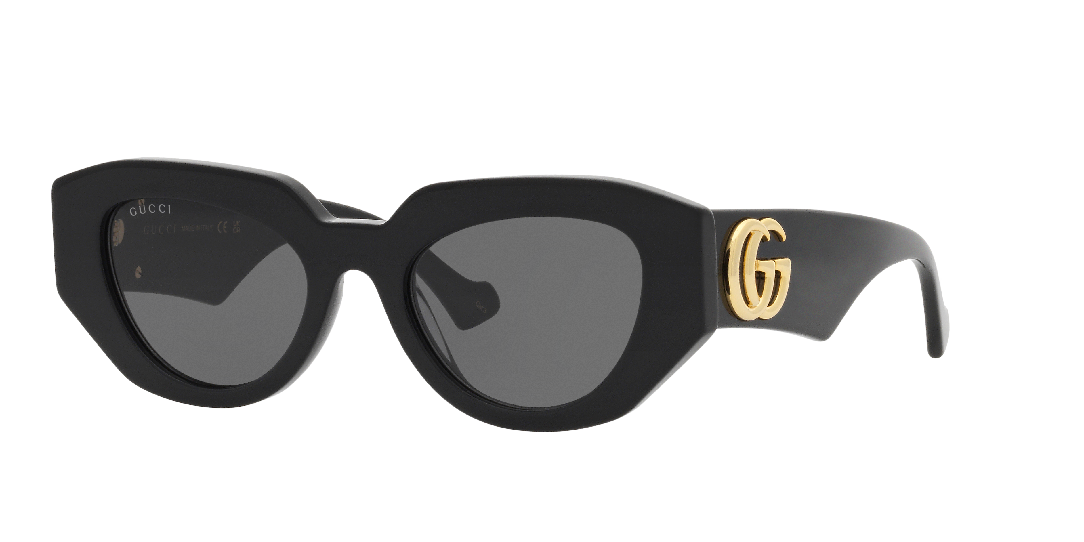 GG1421S Schwarz AcetatSunglass Frames von B24, Dreiviertelansicht