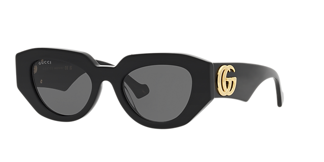 GG1421S Schwarz AcetatSunglass Frames von B24, Dreiviertelansicht