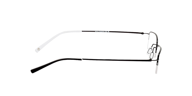 Exeter Zwart MetaalEyeglass Frames van B24, Zijaanzicht