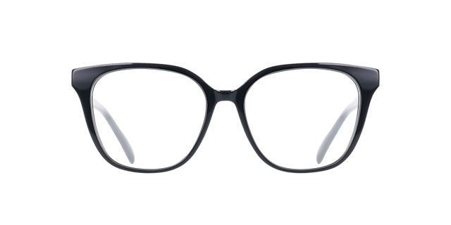 Sabrina Jet Black AcetaatEyeglass Frames van B24, Vooraanzicht