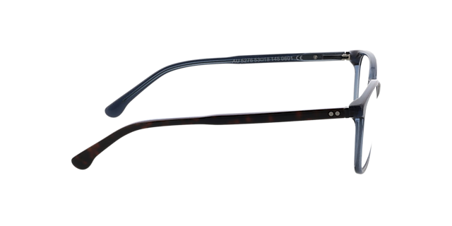 Kensington Blauw  &  tweelaags Havana blauw AcetaatEyeglass Frames van B24, Zijaanzicht