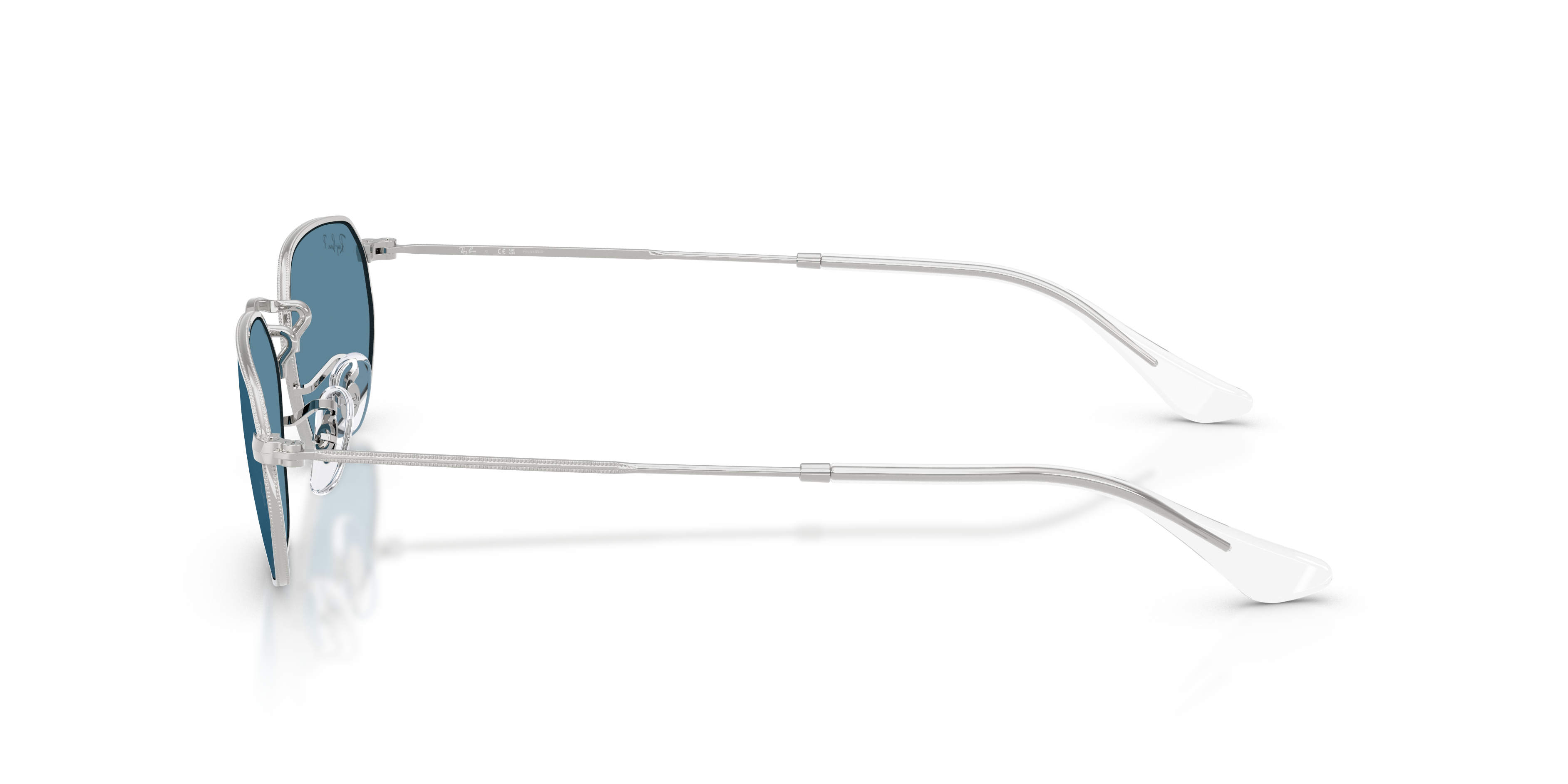 RB3947 Zilver MetaalSunglass Frames van B24, Zijaanzicht