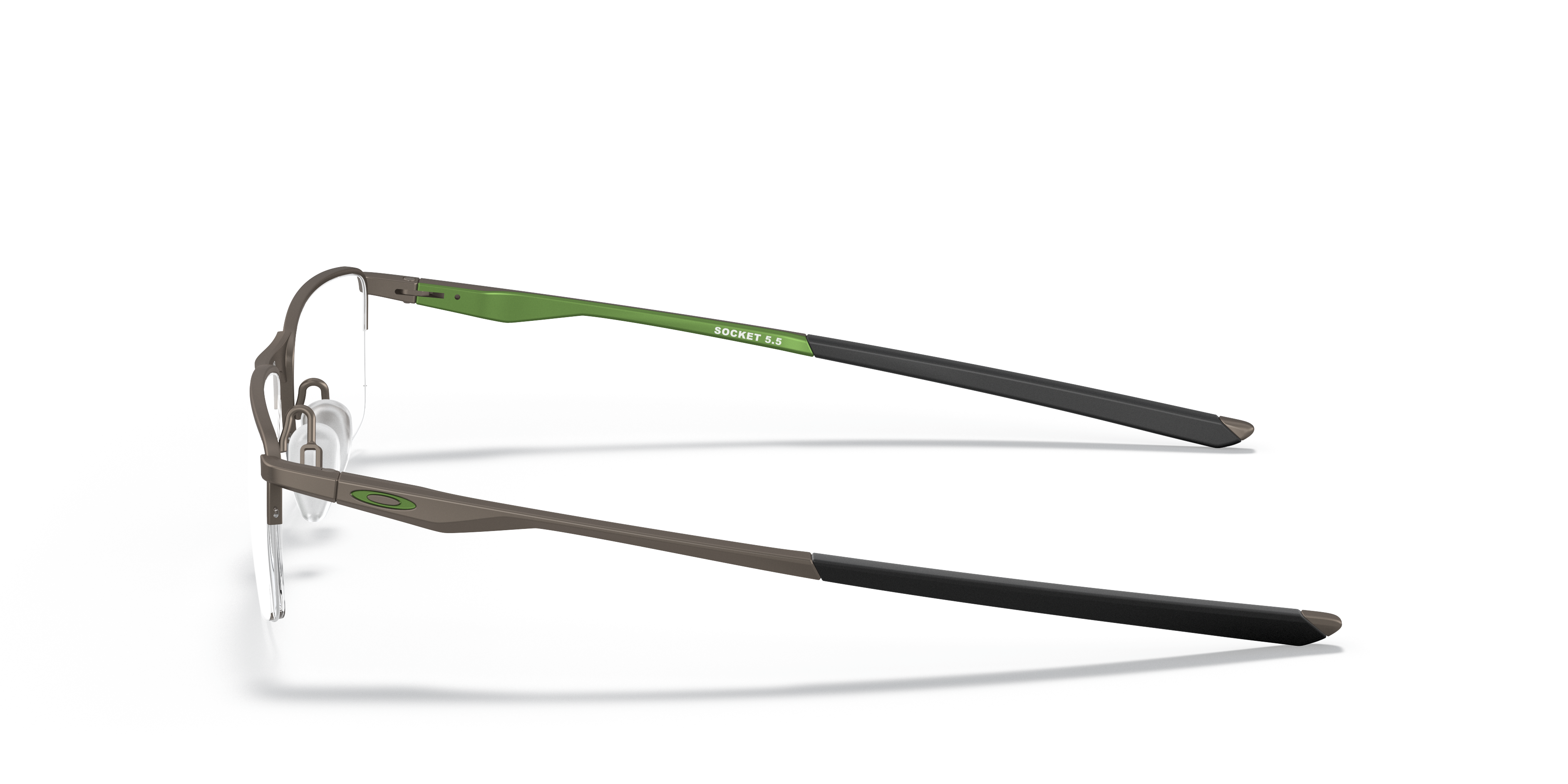 Socket 5.5 Satijnglans tin MetaalEyeglass Frames van B24, Zijaanzicht