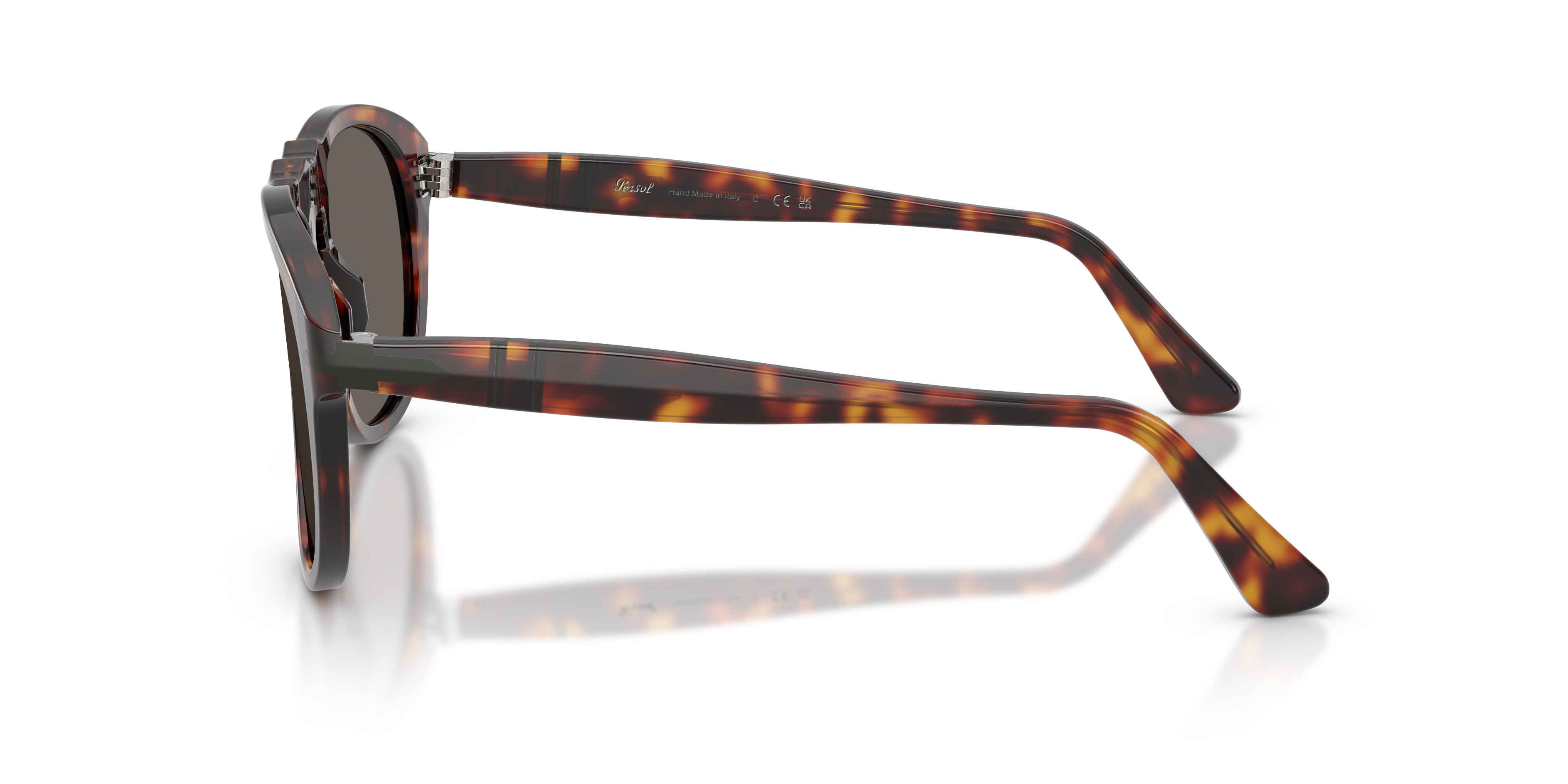 PO0649NE Havana AcetatSunglass Frames von B24, Seitenansicht