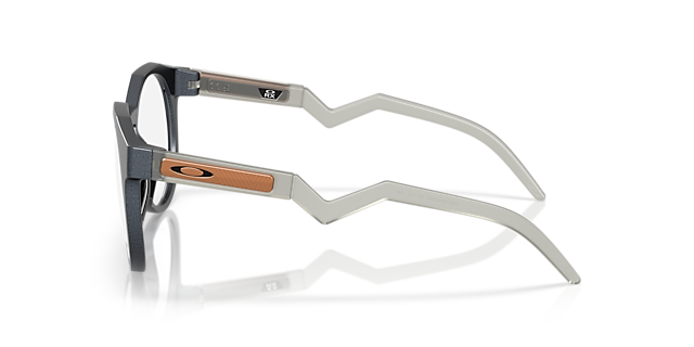 HSTN (Low Bridge Fit) Forge Collection Matte Blue Steel KunststoffEyeglass Frames von B24, Seitenansicht