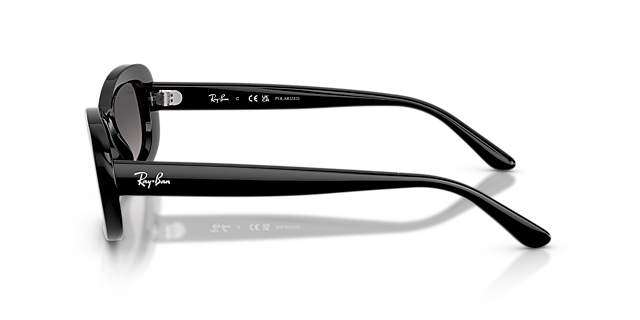 RB2221 Zwart KunststofSunglass Frames van B24, Zijaanzicht