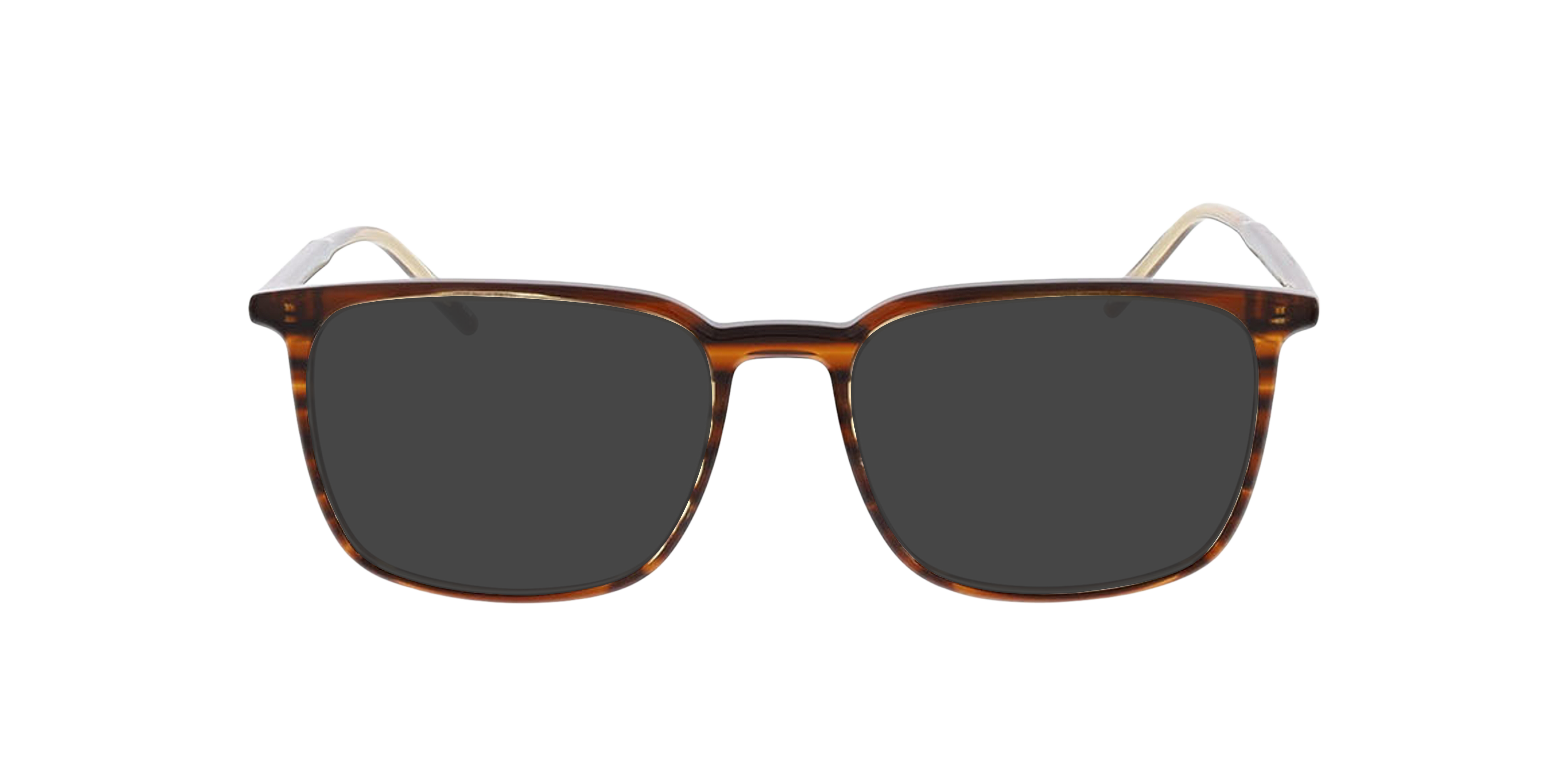 Oakland Tweelaags bruin  &  kristal AcetaatEyeglass Frames van B24, met getinte lenzen