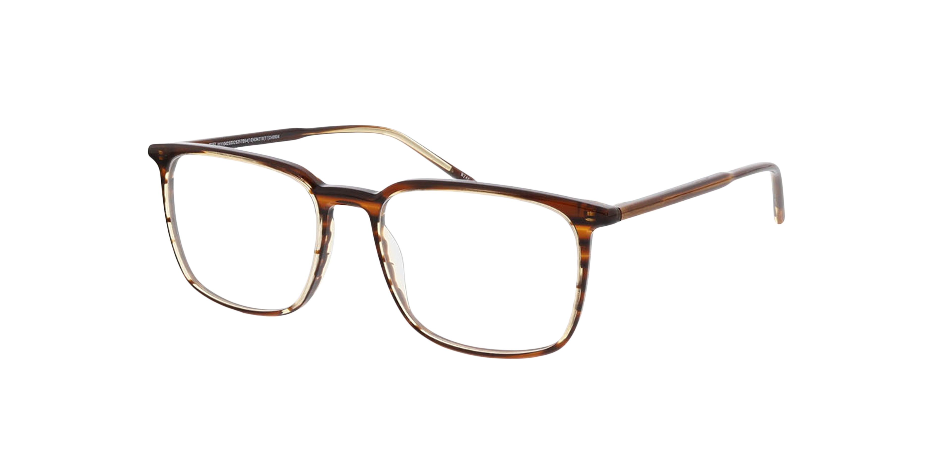 Oakland Tweelaags bruin  &  kristal AcetaatEyeglass Frames van B24, Hoekweergave