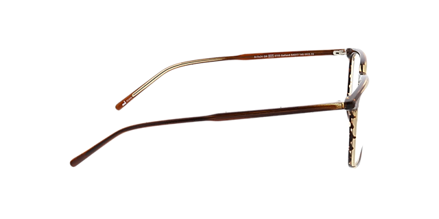 Oakland Tweelaags bruin & kristal AcetaatEyeglass Frames van B24, Zijaanzicht