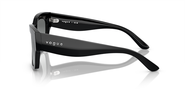 VO5524S Zwart AcetaatSunglass Frames van B24, Zijaanzicht