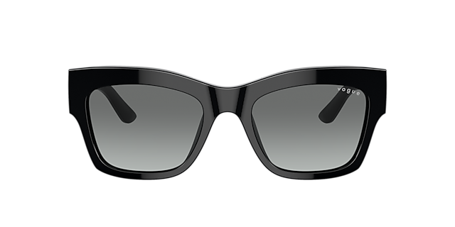 VO5524S Zwart AcetaatSunglass Frames van B24, met getinte lenzen