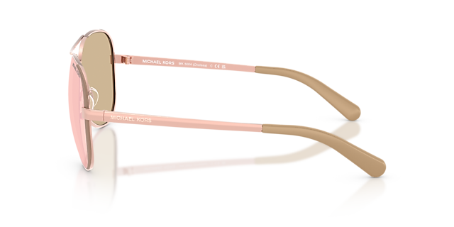 MK5004 Roségoud & taupe MetaalSunglass Frames van B24, Zijaanzicht