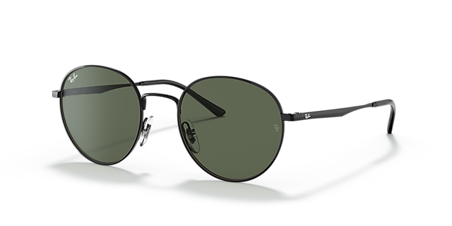 RB3681 Zwart MetaalSunglass Frames van B24, Hoekweergave