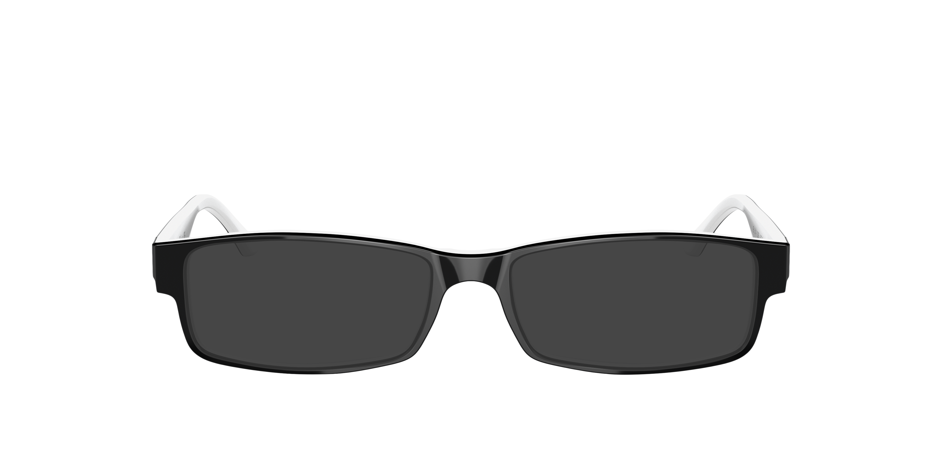 RB5114 Schwarz auf Weiß AcetatEyeglass Frames von B24, mit getönten Gläsern