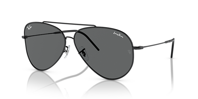 RBR0101S Zwart MetaalSunglass Frames van B24, Hoekweergave