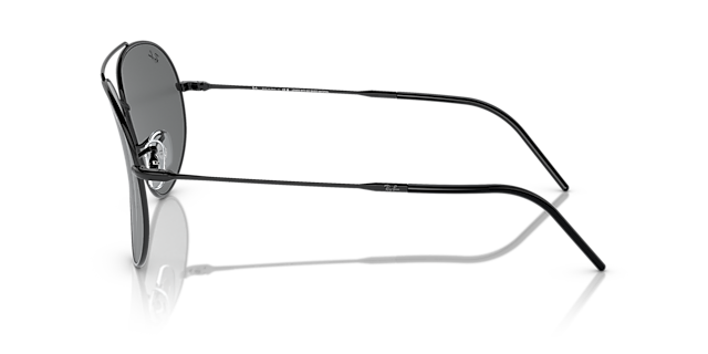 RBR0101S Zwart MetaalSunglass Frames van B24, Zijaanzicht