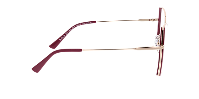 Cleo Roségold MetallEyeglass Frames von B24, Seitenansicht