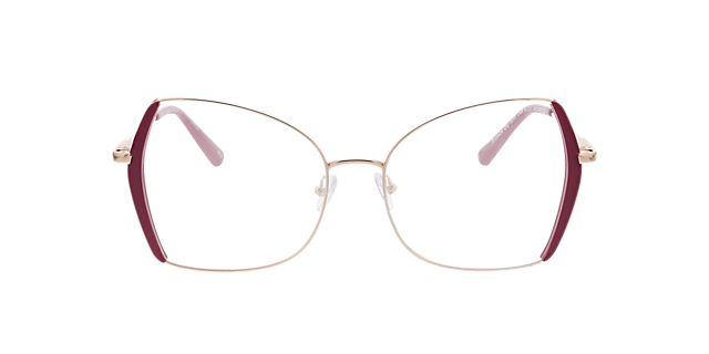 Cleo Roségold MetallEyeglass Frames von B24, Vorderansicht