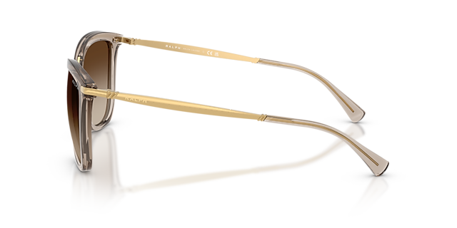 RA5245 Shiny Beige KunststofSunglass Frames van B24, Zijaanzicht