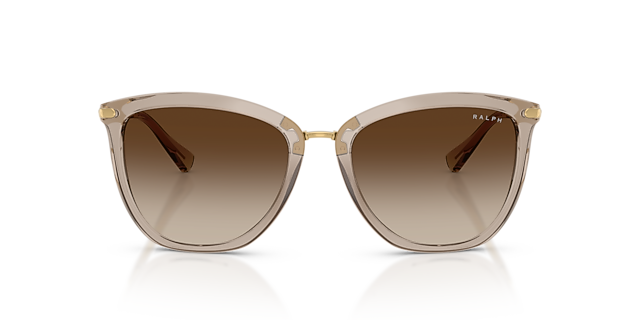 RA5245 Shiny Beige KunststofSunglass Frames van B24, Vooraanzicht