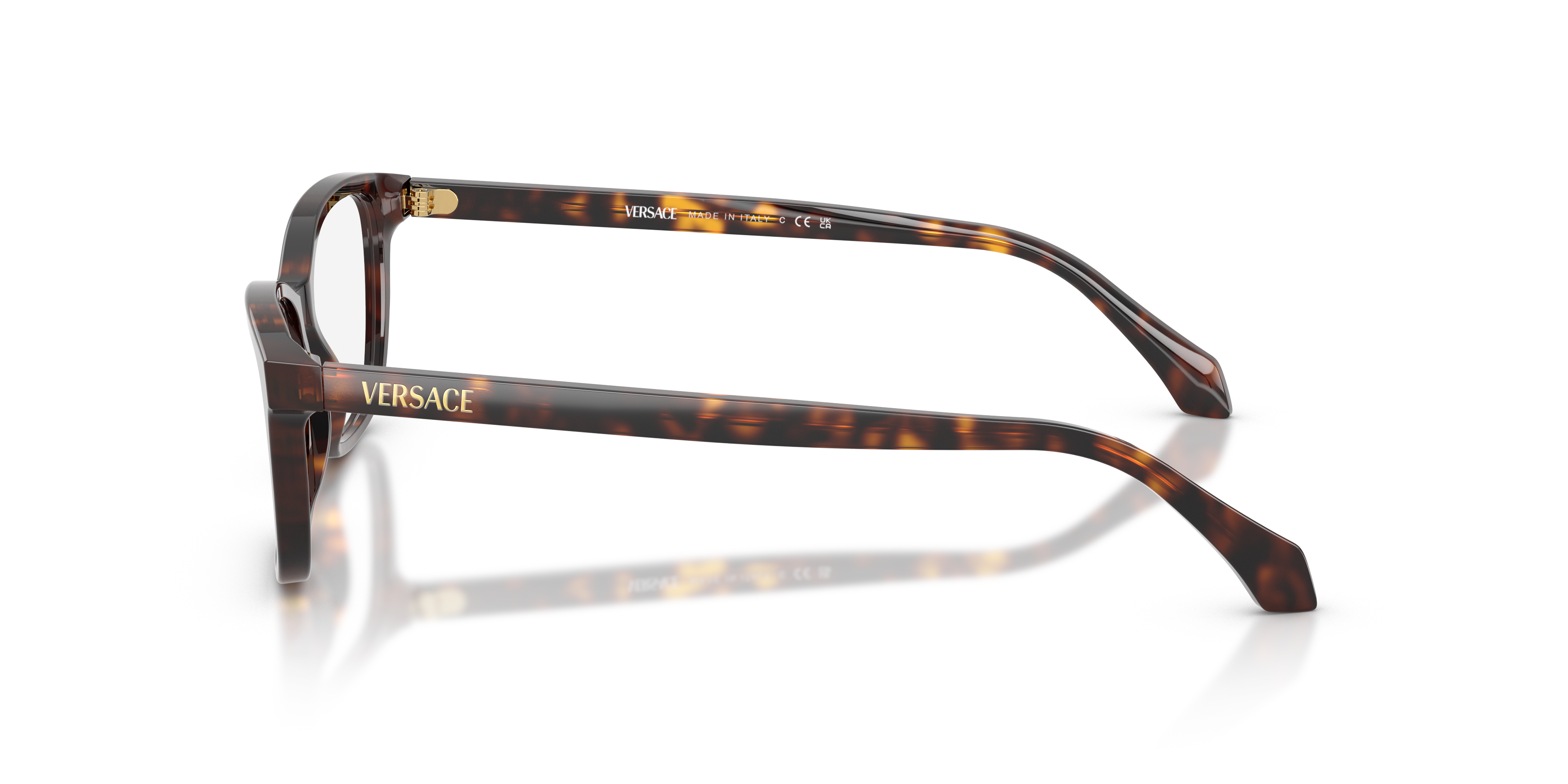VE3375 Dunkelhavana AcetatEyeglass Frames von B24, Seitenansicht